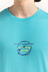 Aqua Graphic Tee TS-CNSJ23-147